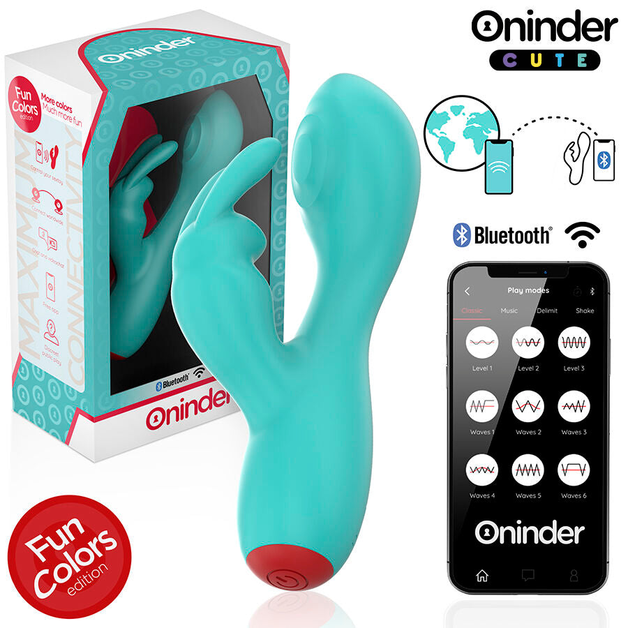 ONINDER CUTE - LOVE BUNNY VIBRADOR PUNTO G Y CLÍTORIS - APP MUNDIAL GRATUITA